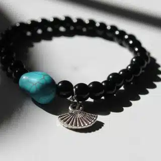 Black & Turquoise Bracelet