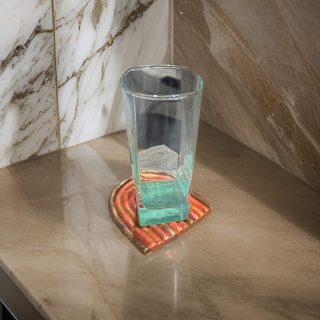 Vintage, Coaster, Polymer clay