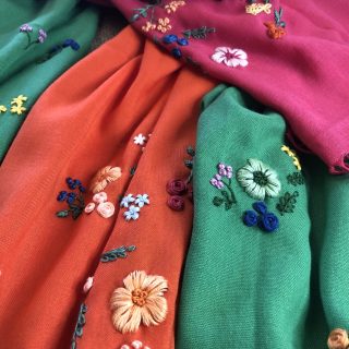 Blossom Pashmina shawls