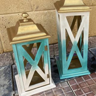 Set of Lanterns Emerald Green