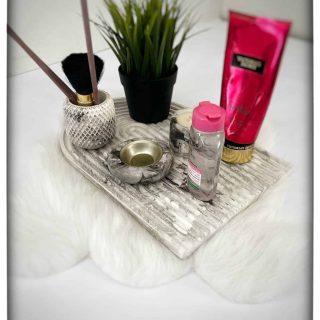 black&white concrete bathroom set