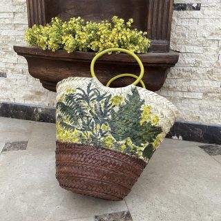 Plant Pot Straw Bag