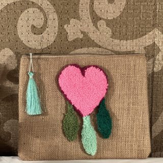 Heart dream catcher khoos clutch