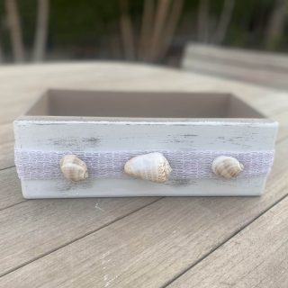 White Sea Shell Towel holder