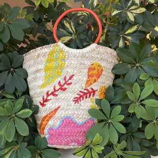 Leaves Straw Bag
