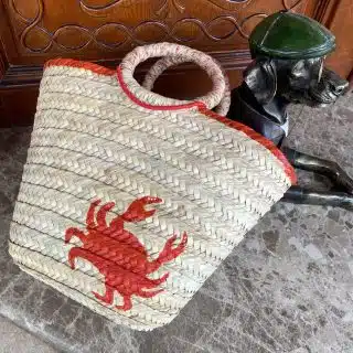 Crab Straw Bag