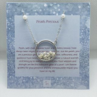 Pearl Precious Silver Necklace