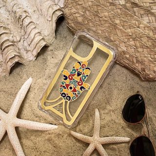 Colored Handmade Egyptian Palm (Kaff) Mobile cover