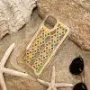 Colored Handmade Islamic Hexagon Pattern Mobile cover