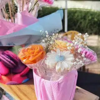 Candle Flower Bouquet (Medium)