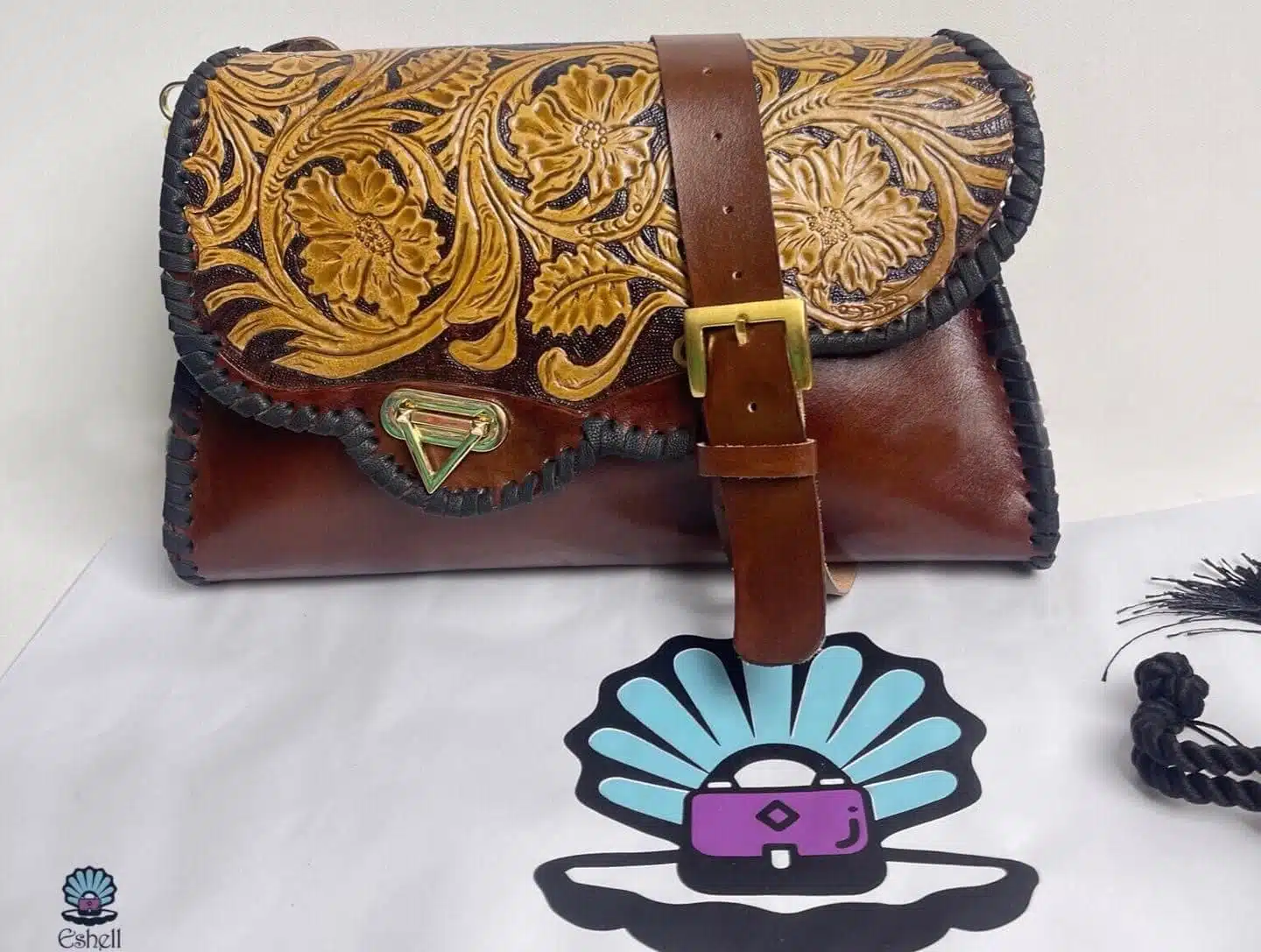 Genuine leather gamila bag with wallet inside the bag 1 Genuine leather gamila bag with wallet inside the bag
