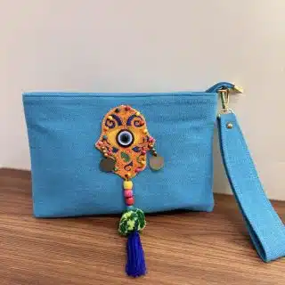 Blue pouch