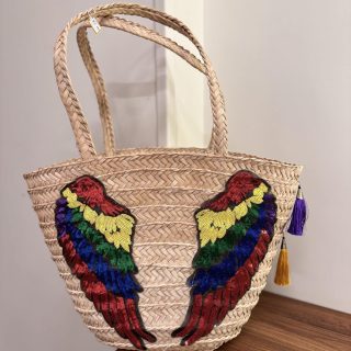 Colorful wings summer bag
