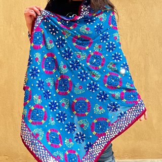 Indian embroidery shawl