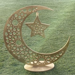 Helal stand - made of wood - height around 55 cm