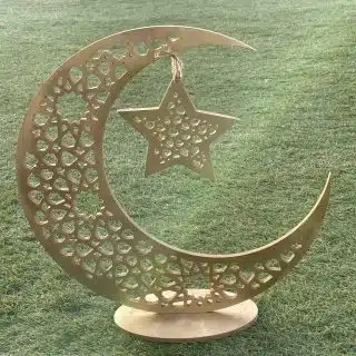 Helal stand - made of wood - height around 55 cm