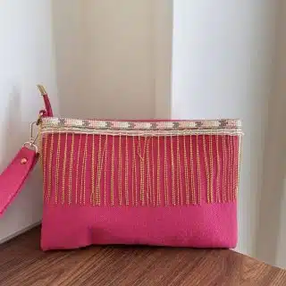 Pink pouch