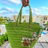 Seashell green bag