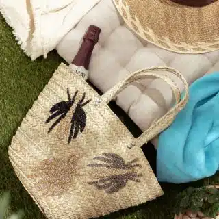 Butterfly straw bag
