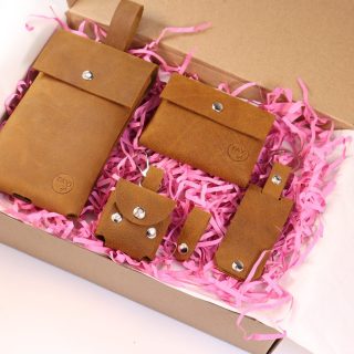 genuine leather gift box