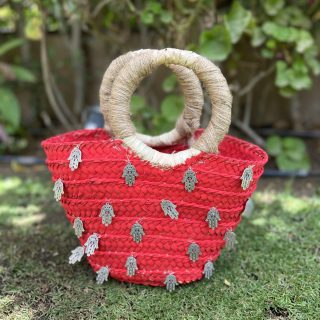 Straw bag