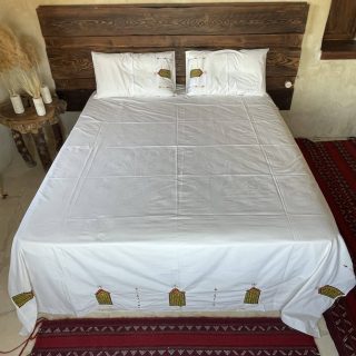 Siwi embroidery Takoshette Bed sheet 100% cotton