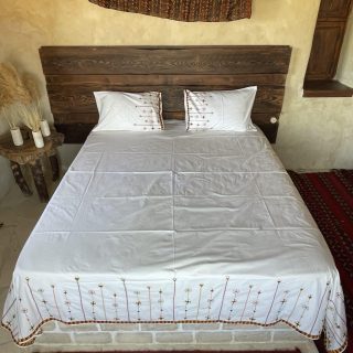 Siwi embroidery Bed sheet 100% cotton