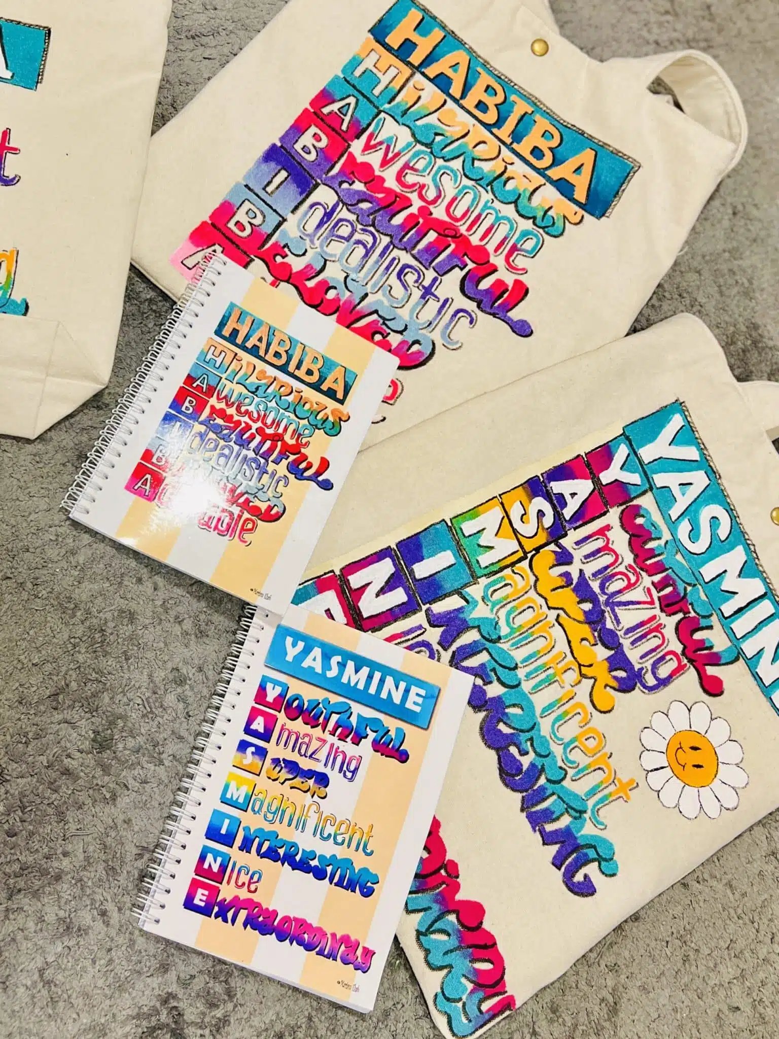 Name style totebag + notebook 9 IMG 6646 scaled