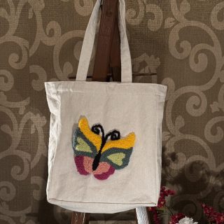 Butterfly box tote bag