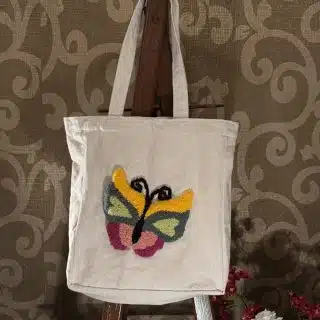 Butterfly box tote bag