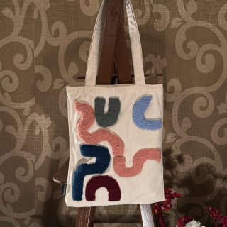 Colored roads tote bag