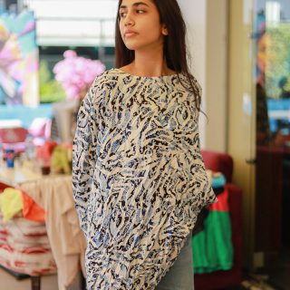 Oversized Cotton Blouse