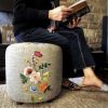 Floral Fantasy Ottoman