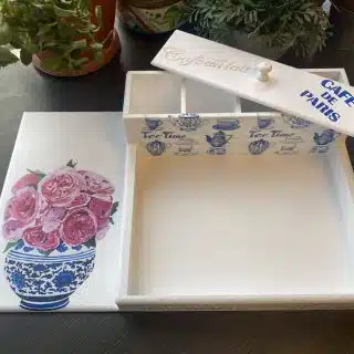 Bleu Blanc Kettle Tray