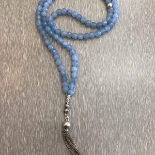 Baby blue 99 rosary 📿.