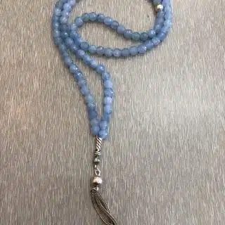 Baby blue 99 rosary 📿.