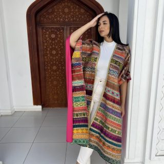 Indian embroidery kaftan
