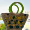 Yellow seashell bag