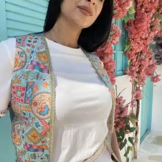 Indian embroidery vest