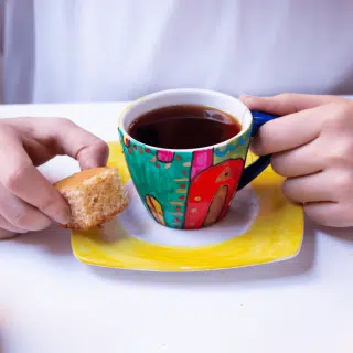 Nubian Houses tea cup