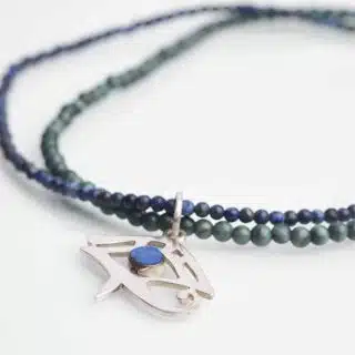 Eye of Horus two sides necklace