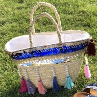 Straw bag