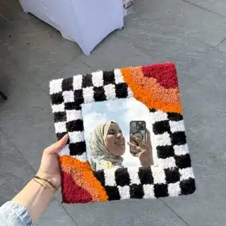 Square punch needle mirror