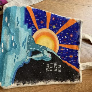 Faith tote Bag