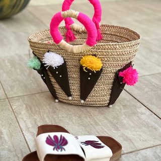 Ice cream straw bag