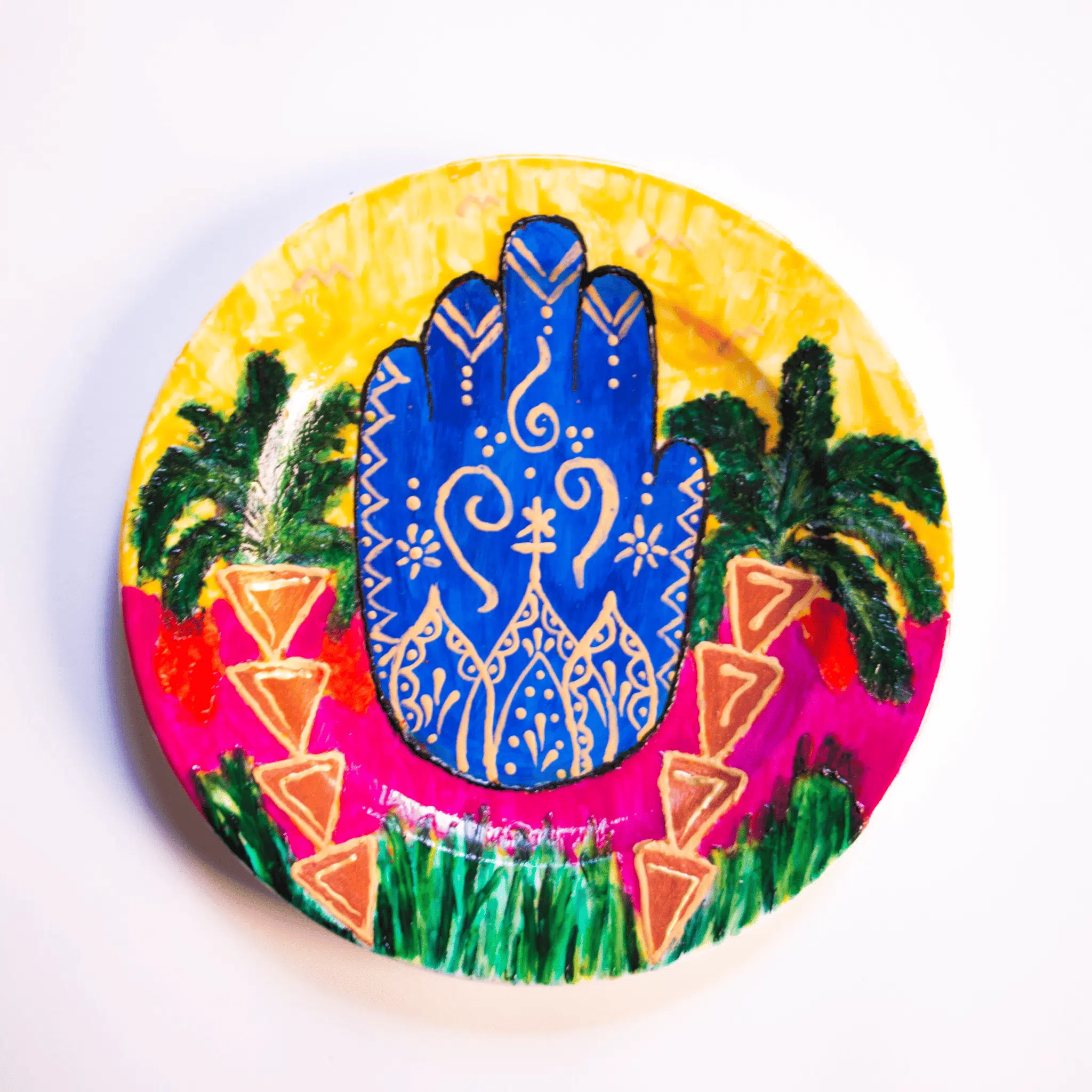 Kaf Fatma decorative plate 1 Kaf Fatma decorative plate