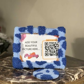 Shades of blue photo frame