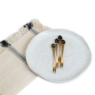 Black Cake forks set