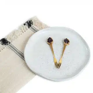 Purple Cake-fork set