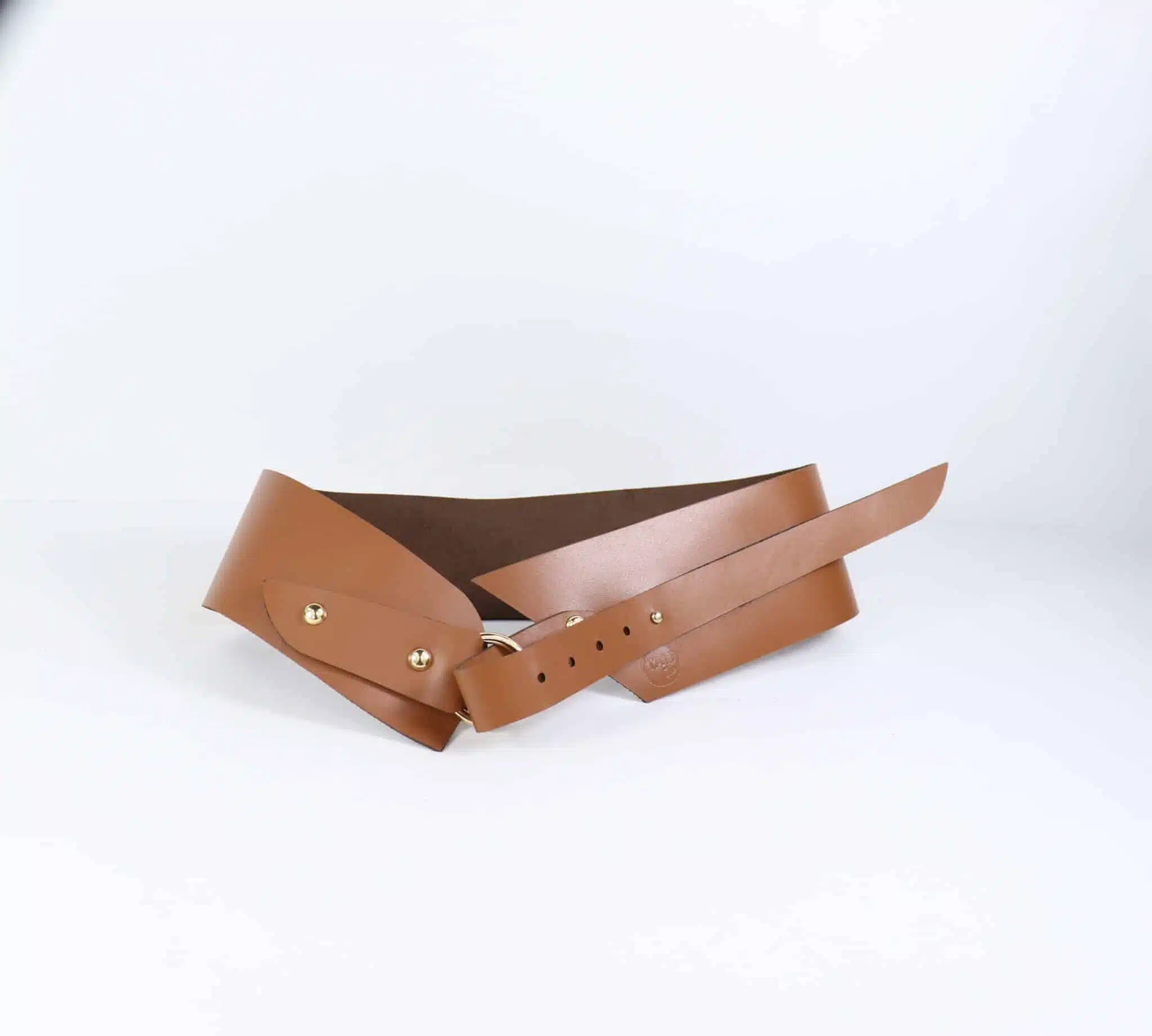 Genuine leather Wide belt 16 IMG 9485 scaled